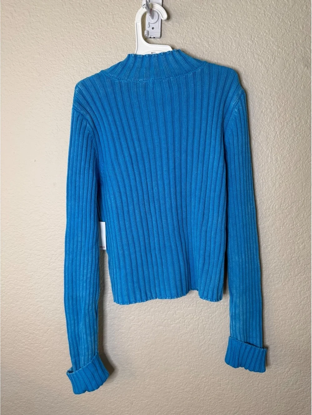 Girls Large Design History Blue Full Zip Sweater